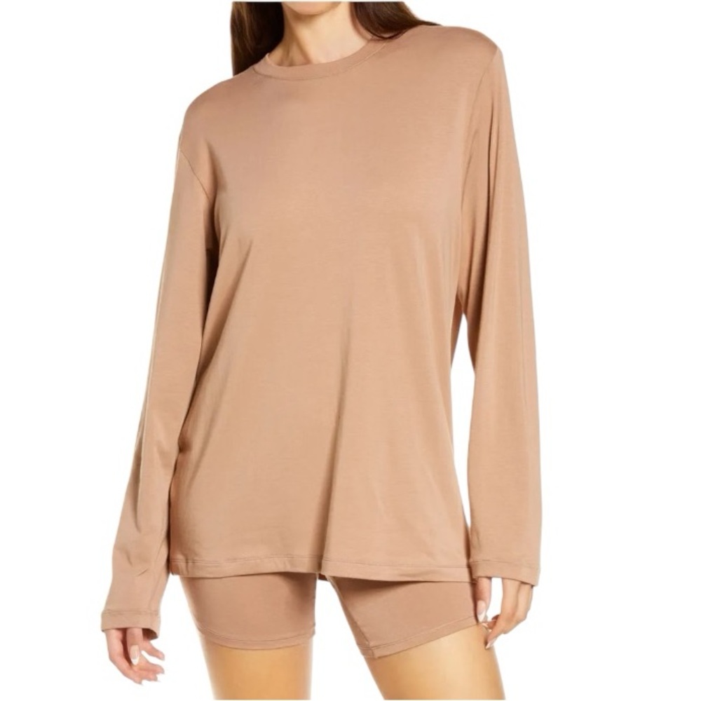 Skims Boyfriend Long Sleeve Tee